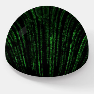 Matrix code paperweight