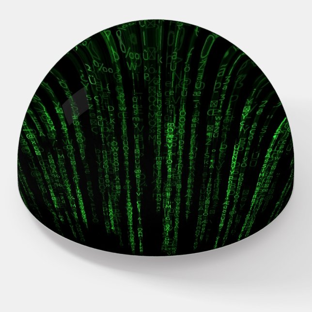 Matrix code paperweight (Angled)