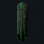 Matrix code skateboard<br><div class="desc">Rain code skateboard</div>