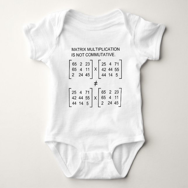Matrix multiplication infant creeper (Front)