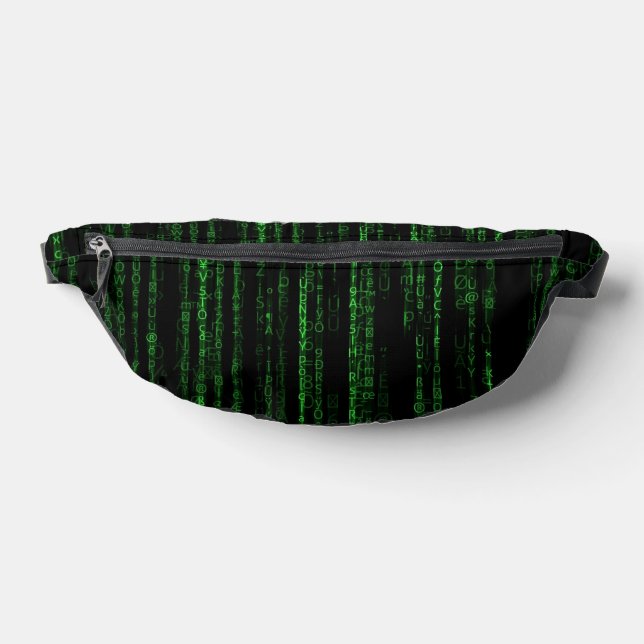 Matrix rain code fanny pack (Lay Down)