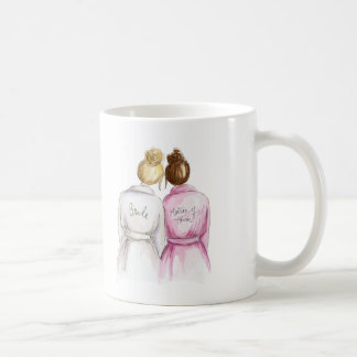 Matron of Honor? Blonde Bun Bride Auburn Maid Coffee Mug