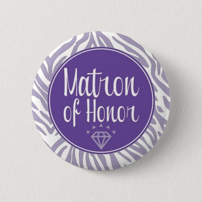 Matron of Honor Button (Front)