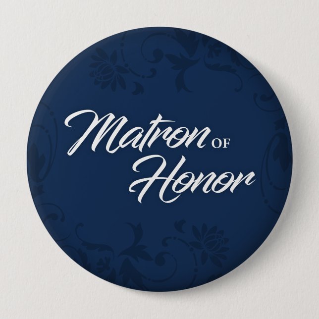 Matron of Honor Button for Tote (Front)