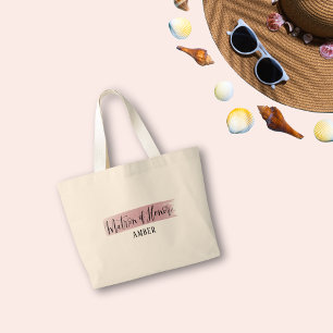 Matron Of Honor Elegant Script Tote Bag