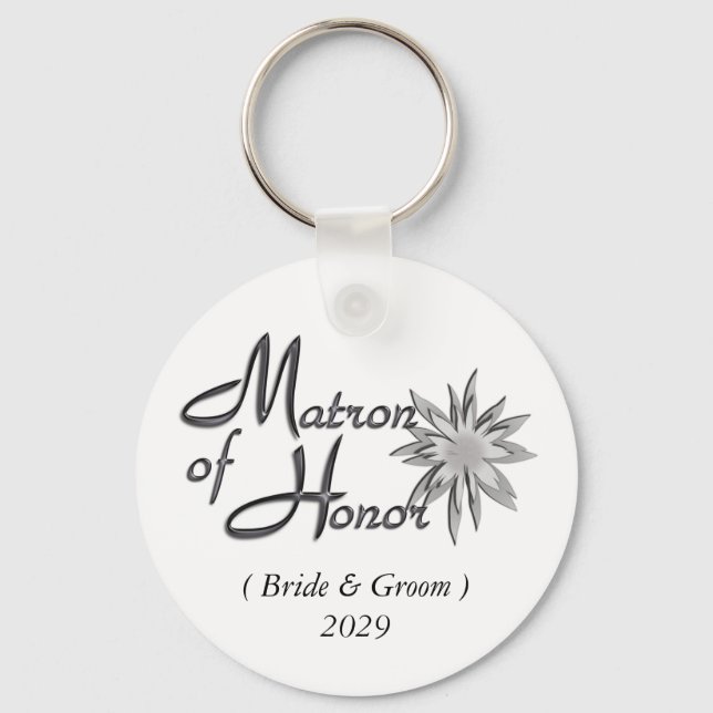 Matron of Honor Keychain (Front)