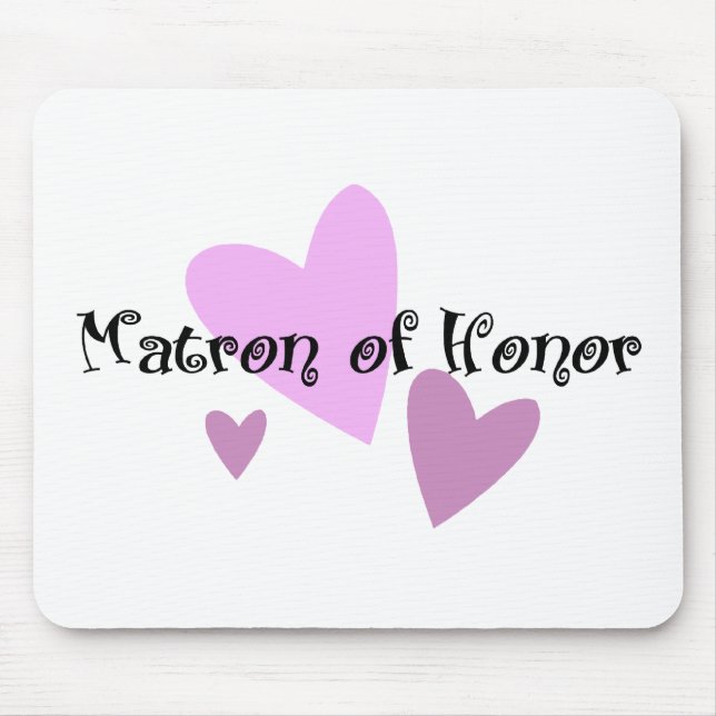 Matron of Honor Mouse Pad (Front)