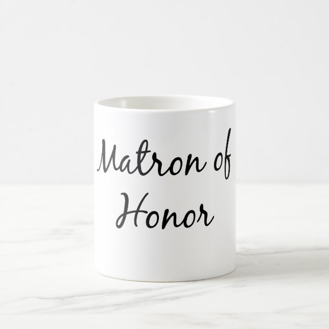 matron of honor mug (Center)