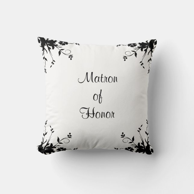 Matron of Honor Personalized Mojo Pillow (Front)