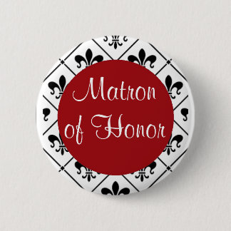 Matron of Honor Pinback Button