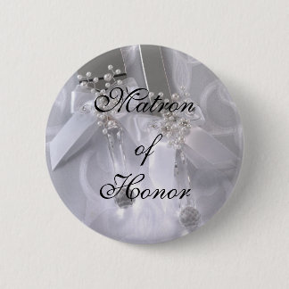 Matron of Honor Pinback Button
