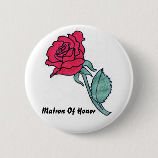 Matron Of Honor Pinback Button