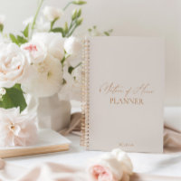 "Matron of Honor Planner" Modern Elegant Wedding