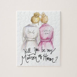 Matron of Honor? Puzzle Bl Bun Bride Bl Bun Maid