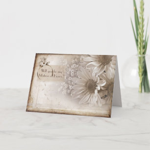 Matron Of Honor Request Invitation