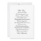 Matron of Honor Thank You Script Poem Card