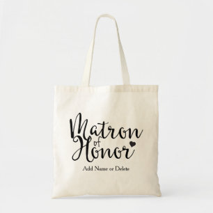 Matron of Honor Tote Budget Canvas Tote Bag