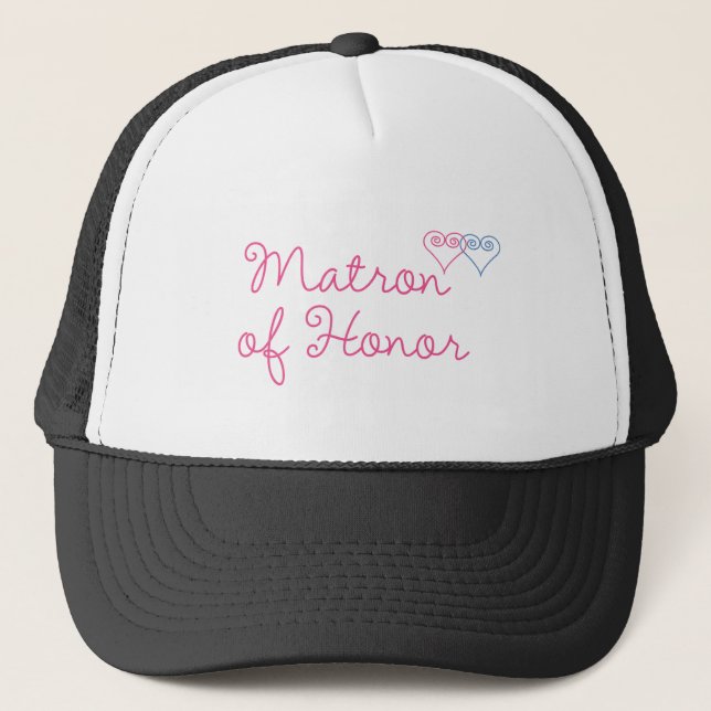 Matron of Honor Trucker Hat (Front)