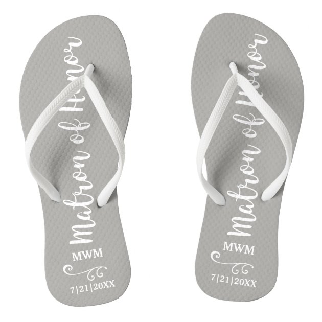 matron of honor flip flops
