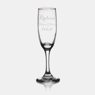 Matron Of Honor Wedding Glasses