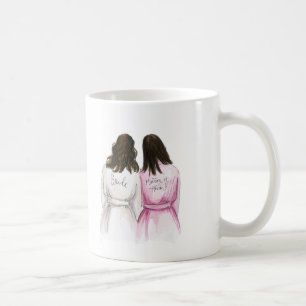 Matron? Wavy Dark Br Bride Dark Br Long Maid Coffee Mug