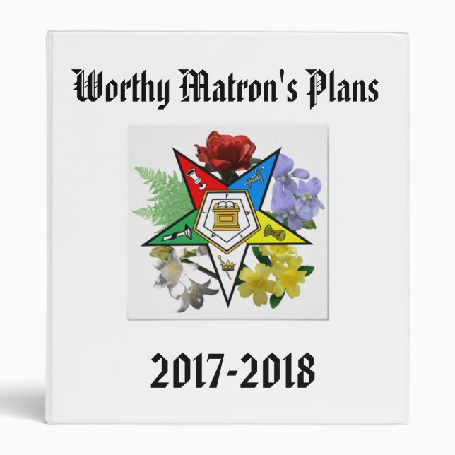 Matrons Planner Binder (Front)