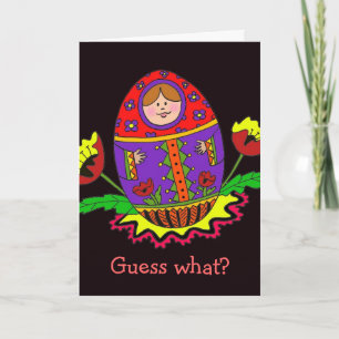 Matroshka Baby Announcement