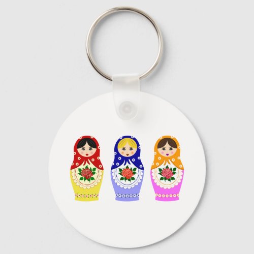 Matryoschka dolls keychain