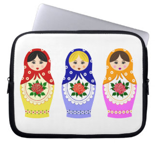 Matryoschka dolls laptop sleeve