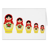 Matryoschka dolls red (Front Horizontal)
