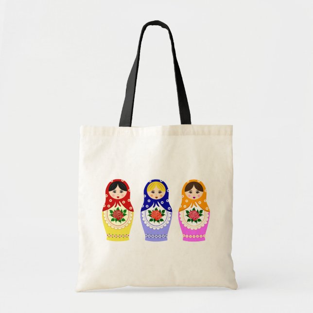 Matryoschka dolls tote bag (Front)