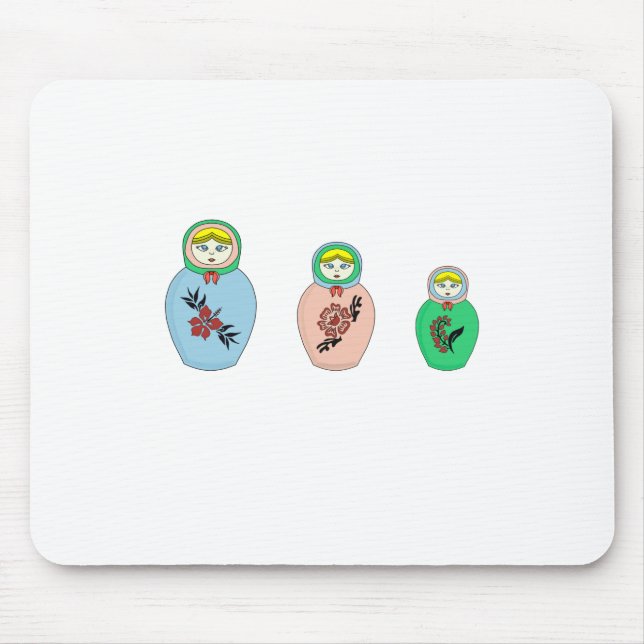 Matryoshka doll mouse pad (Front)