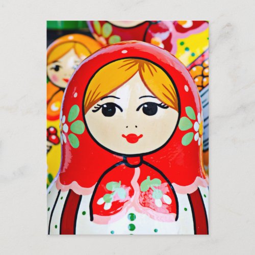 Matryoshka Doll Postcard