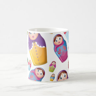 Matryoshka doll - Russian Nested Dolls Pattern Coffee Mug