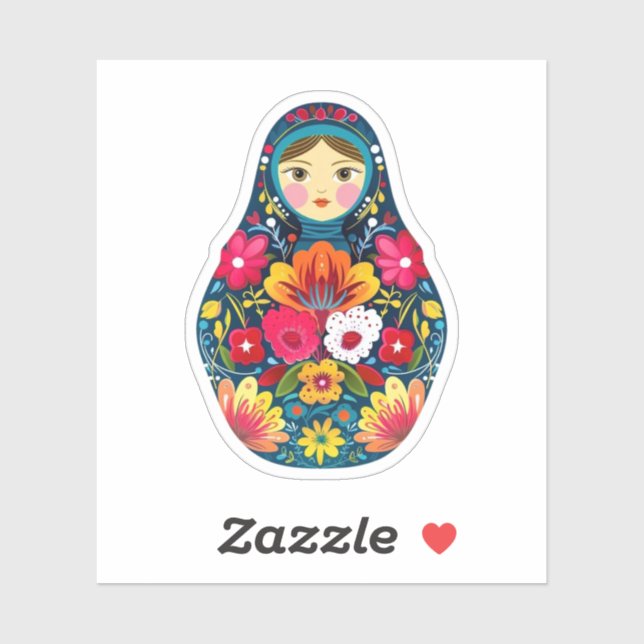 Matryoshka Doll Sticker (Sheet)