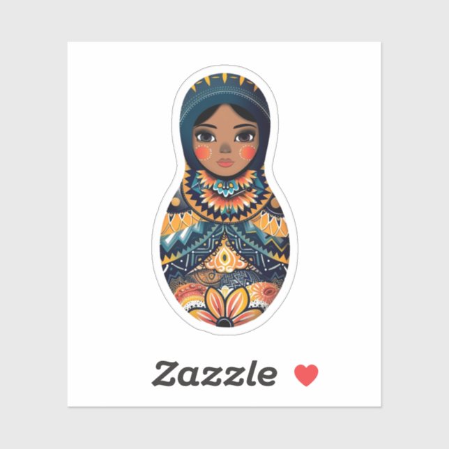 Matryoshka Doll Sticker (Sheet)