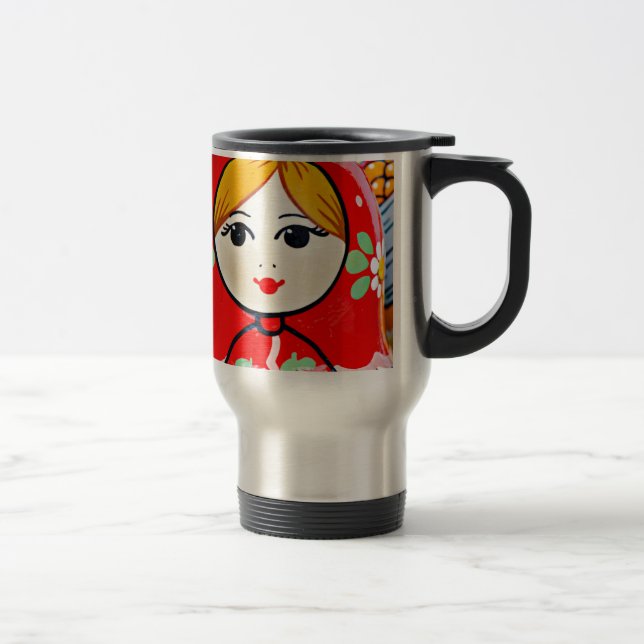 Matryoshka Doll Travel Mug (Right)
