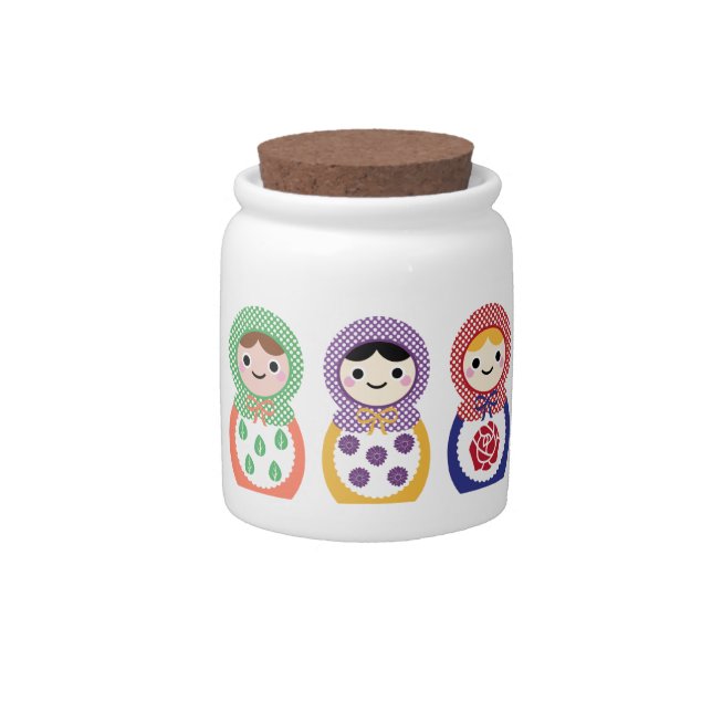 Matryoshka Dolls Candy Jar (Front)