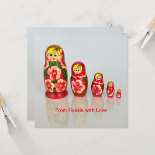 Matryoshka Dolls Invitation