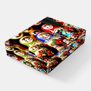 Matryoshka dolls Merry Christmas Holidays Birthday Paperweight