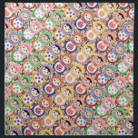 Matryoshka Dolls Napkin<br><div class="desc">Note: You can easily customize this item to your liking. If you would like another color/design scheme or if have any requests, please contact me.</div>