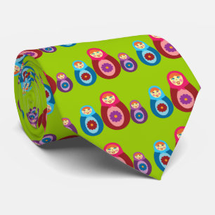 Matryoshka Dolls Neck Tie