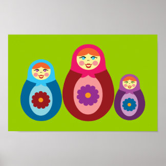 Matryoshka Dolls Poster
