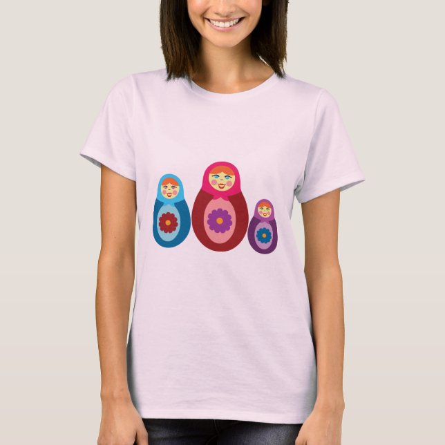 Matryoshka Dolls T-Shirt (Front)