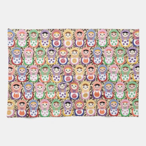 Matryoshka Dolls Towel