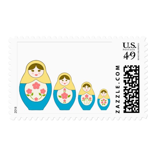 Matryoshka Russian Nesting Doll Postage