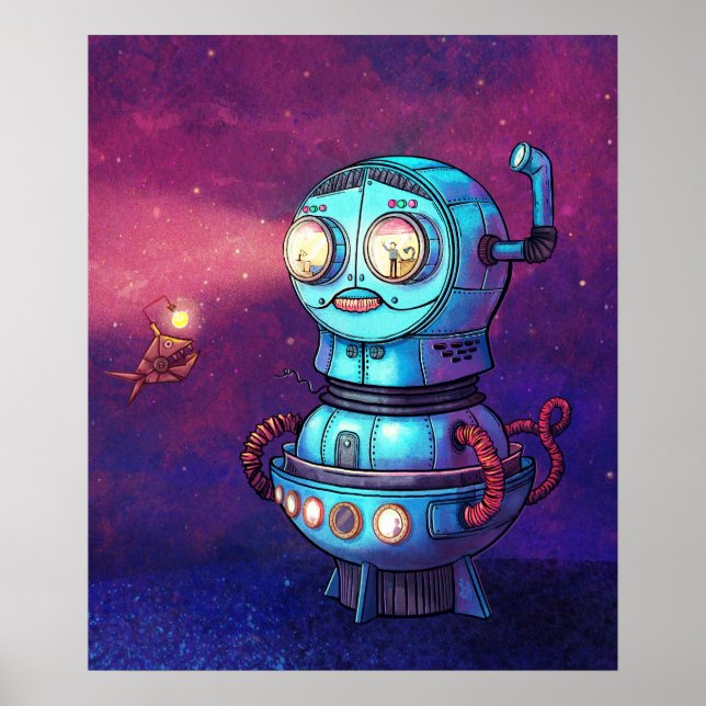 Matryoshka Submarine Robot  Poster (Front)