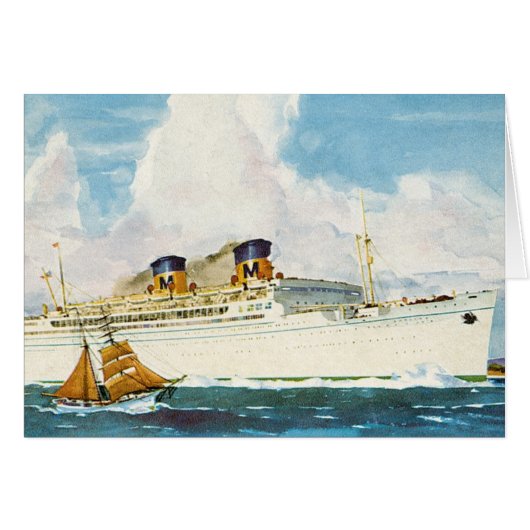 Matson Liner to Hawaii Cards (Front Horizontal)