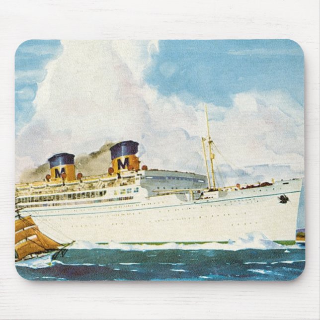 Matson Liner to Hawaii Mouse Pad (Front)
