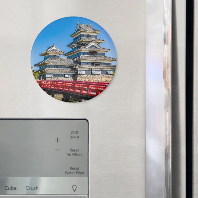 Matsumoto castle and bridge magnet (In Situ (Fridge))